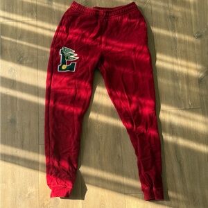 Lacoste Red Jogger Pants